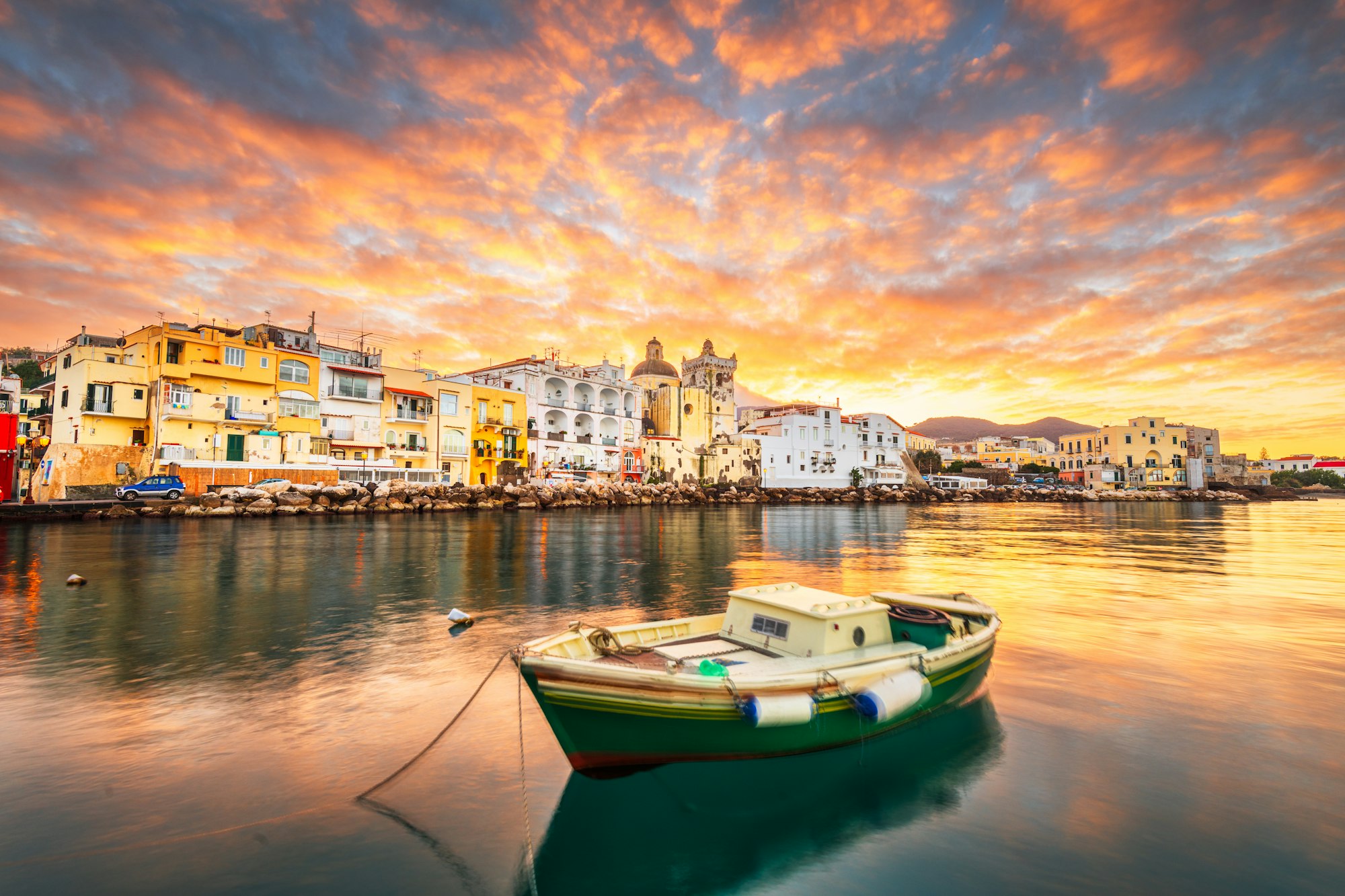 Ischia Island, Naples, Italy on the Mediterranean