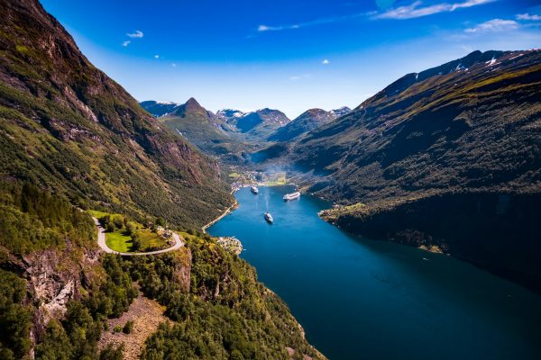 Geiranger fjord, Norway.