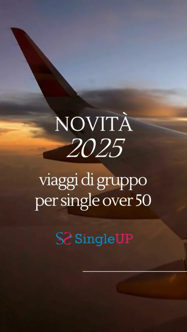 In anteprima un assaggio dei #viaggi che potresti regalarti con l'inizio del nuovo anno!
Puoi decidere di volare a #Zanzibar oppure in #Colombia, come andare a caccia dell'aurora boreale in #Islanda, festeggiare il #Carnevale a #Viareggio o Santo Domingo, salpare su una nave da #Crociera al largo dei #Caraibi, viverti l'emozionante Holi Festival in #India o meravigliarti alla scoperta della #Thailandia.

Mete in Italia e all'estero da viverti insieme ad un nuovo gruppo di amici single over 50!

Scopri le novità del 2025 👇
https://www.singleupviaggi.com/viaggi/
E se vuoi rimanere aggiornato, iscriviti alla nostra newsletter 😉

#SINGLEUP VIAGGI ORGANIZZATI PER SINGLE OVER 50
.
.
.
.
.

#agenziaviaggi #viaggidigruppo #viaggiodigruppo #viaggiorganizzati #viaggiinitalia #viaggiareinsieme #viaggipersingle #singleover50 #over50 #viaggiavventura #avventurenelmondo #viaggiareinitalia #viaggiareingruppo #viaggiconaccompagnatore